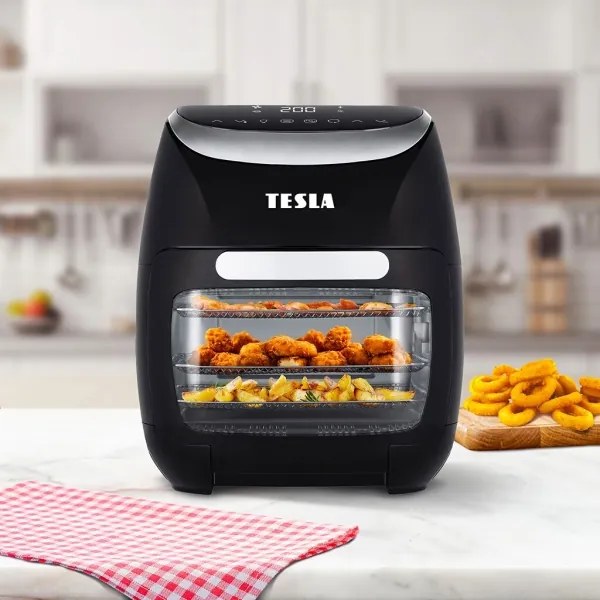 TESLA Electronics AirCook-Multif. digitálna teplovzdušná fritéza 11 l 2000W/230V