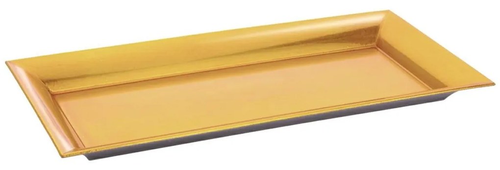 Podlhovastý podnos 36 cm - zlatý