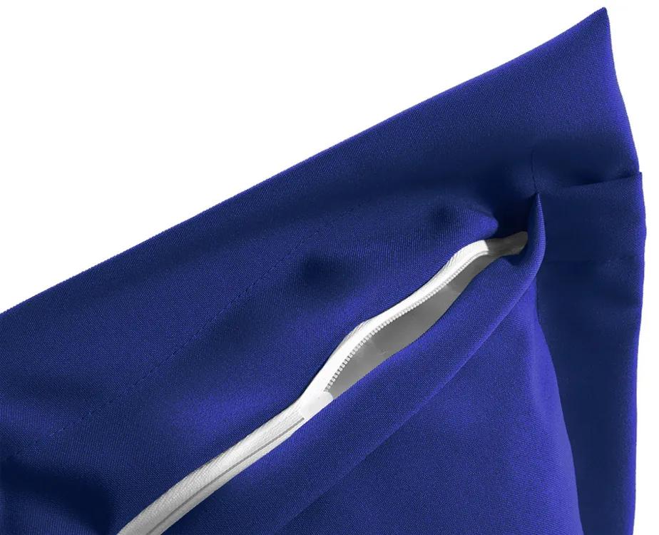 Biante Dekoračná obliečka na vankúš s lemom Rongo RG-022 Kráľovská modrá 35 x 45 cm