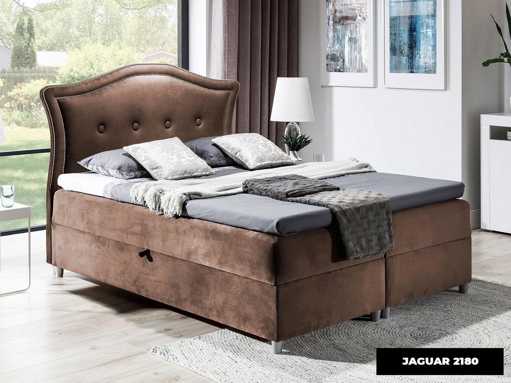 PROXIMA.store - Kontinentálna boxspring posteľ WILLOW ROZMER: 140 x 200 cm