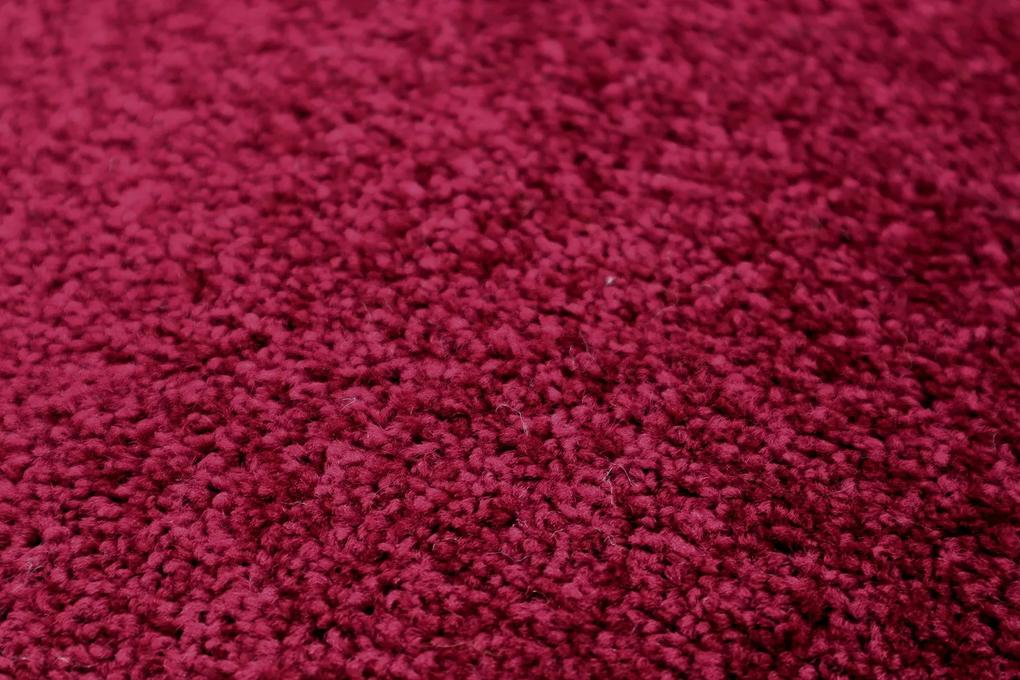 Vopi koberce Kusový koberec Eton vínovo červený štvorec - 400x400 cm