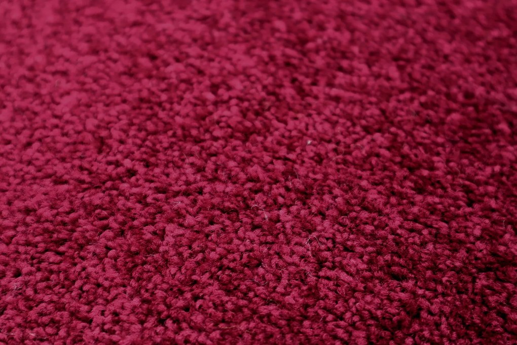 Vopi koberce Kusový koberec Eton vínovo červený štvorec - 60x60 cm