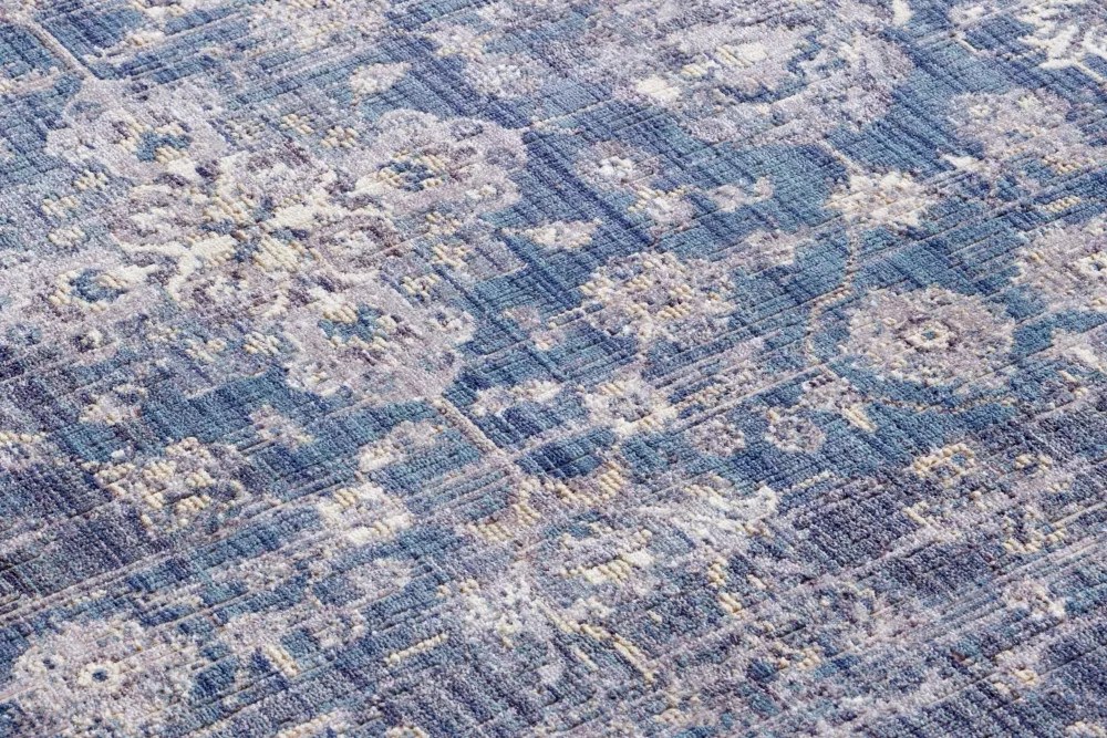 Hanse Home, Behúň Cairo 105584 Alexandria Blue – na von aj na doma, 80x200, modrá, chodba / predsieň