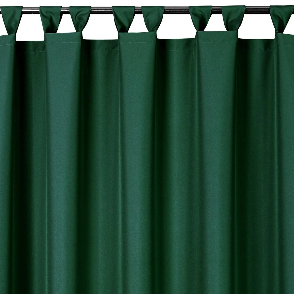 ZÁHRADNÝ VODEODOLNÝ ZÁVES NA PÚTKACH GARDEN 155X240 CM ZELENÁ