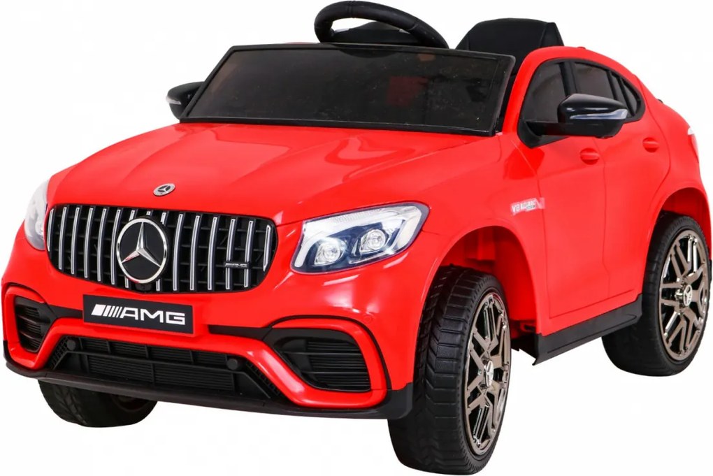 Ramiz Elektrické autíčko Mercedes Benz GLC63S SUV pre deti červené + diaľkové ovládanie
