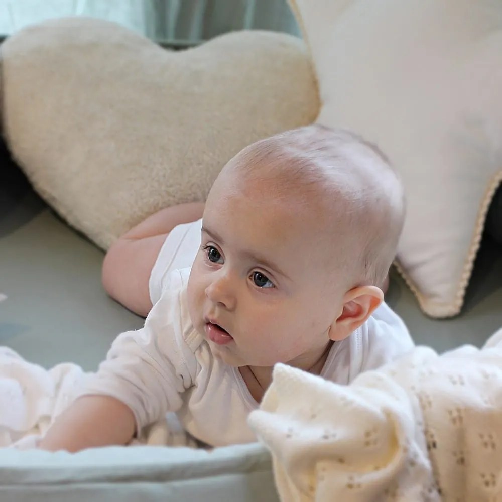 Bambusová prikrivka vanilka 80×100 cm