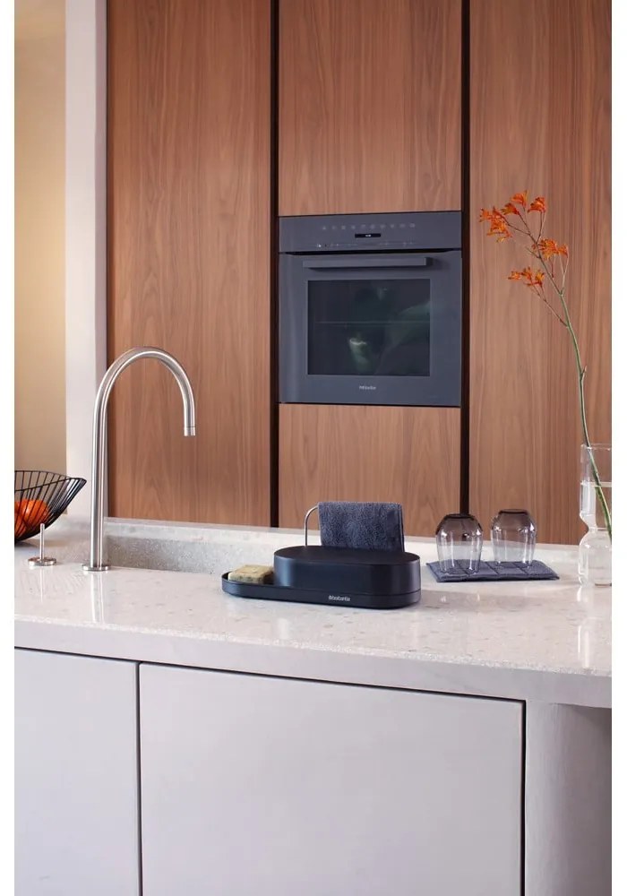 Sivý plastový stojan na umývacie prostriedky SinkStyle – Brabantia