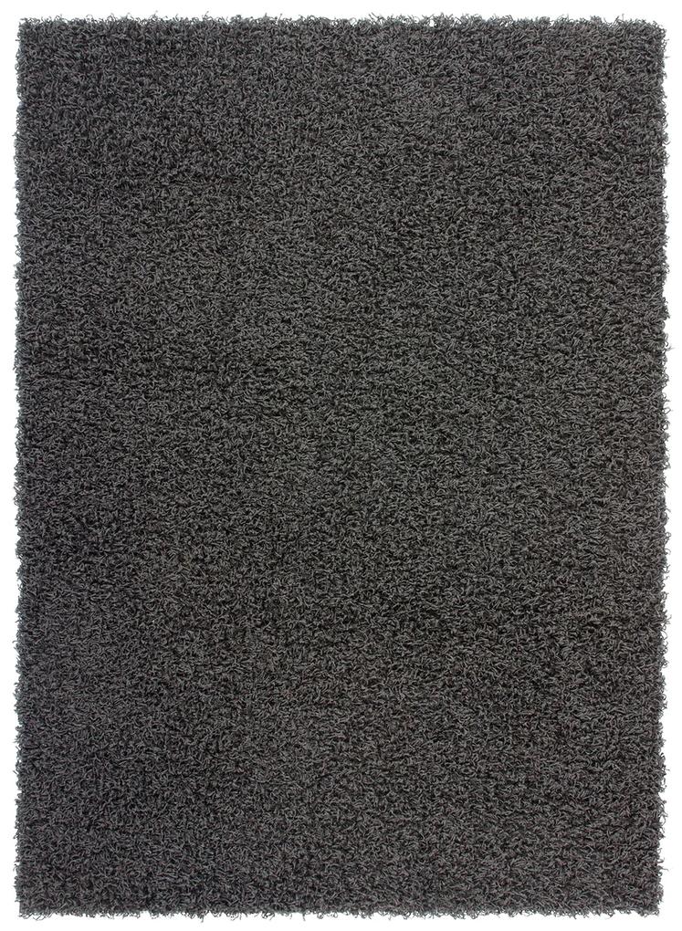 Obsession koberce AKCIA: 60x110 cm Kusový koberec FUNKY 300 ANTHRACITE - 60x110 cm