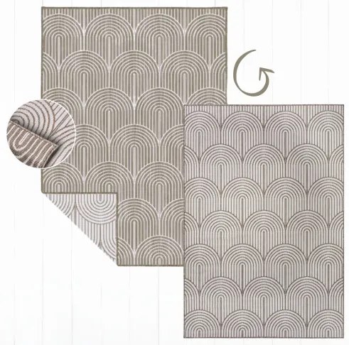 Obojstranný koberec Hanse Home Pangli linen