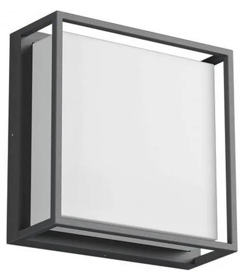 Redo 90565 - LED Vonkajšie nástenné svietidlo QUADRIS LED/20W/230V IP54 antracit