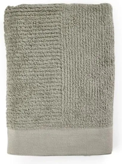 Sivozelená osuška zo 100% bavlny Zone Classic Eucalyptus, 70 × 140 cm