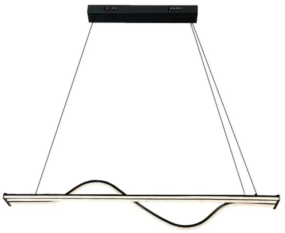 LED Stmievateľný luster na lanku LED/70W/230V 3000-6500K + diaľkové ovládanie