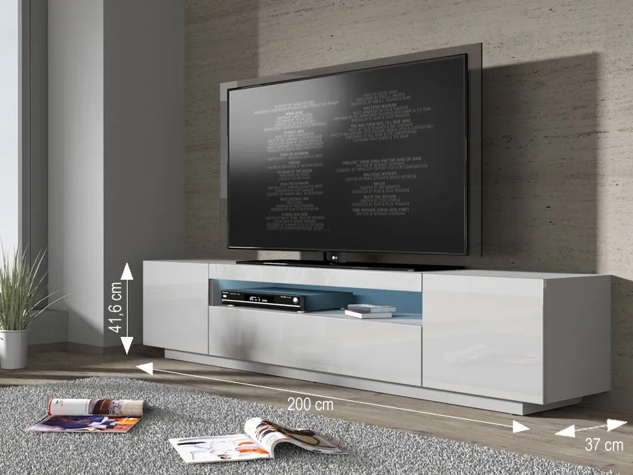 TV stolík/skrinka Nikka 200BB. Akcia -21%. Vlastná spoľahlivá doprava až k Vám domov. 1057591