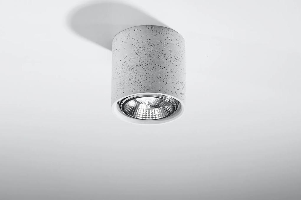 Sollux Dizajnové stropné betónové svietidlo CULLO