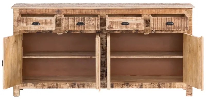 furniture-nabytek.cz - Masívny príborník Caribou II z mangového dreva, lakovaný, prírodná farba