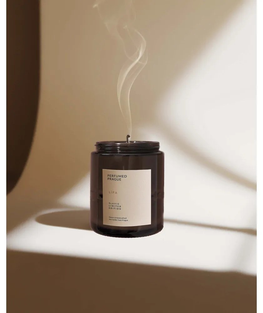 Vonná sójová sviečka Slavic Edition: #88 Linden, Moss, Hibiscus – Perfumed Prague