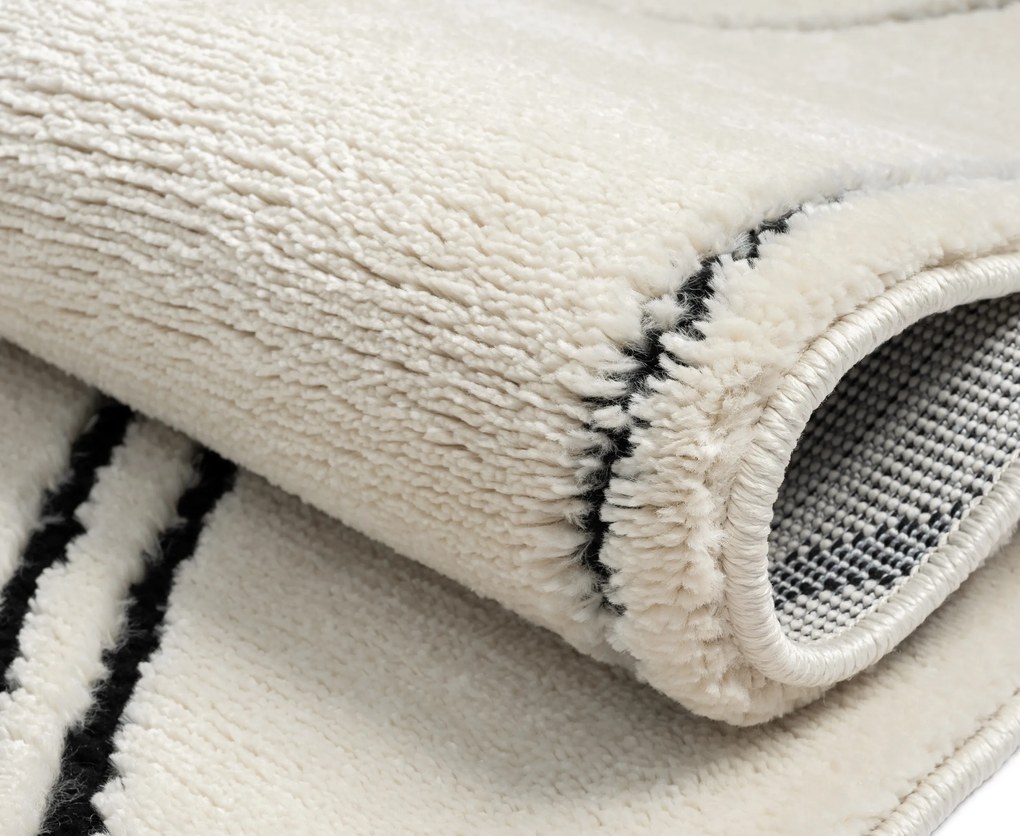 Kusový koberec Moroccan Magic weiß, 200x290, čiernobiela, obývacia izba, My Flair