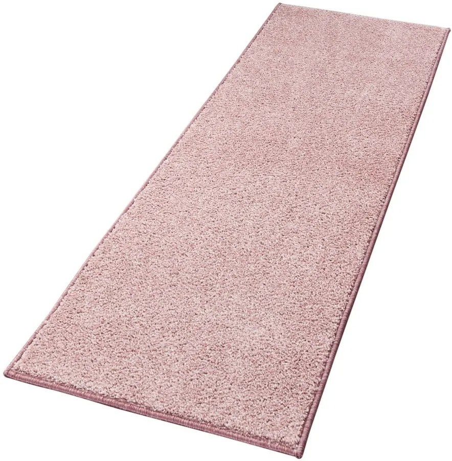 Ružový koberec Hanse Home Pure, 80 × 150 cm