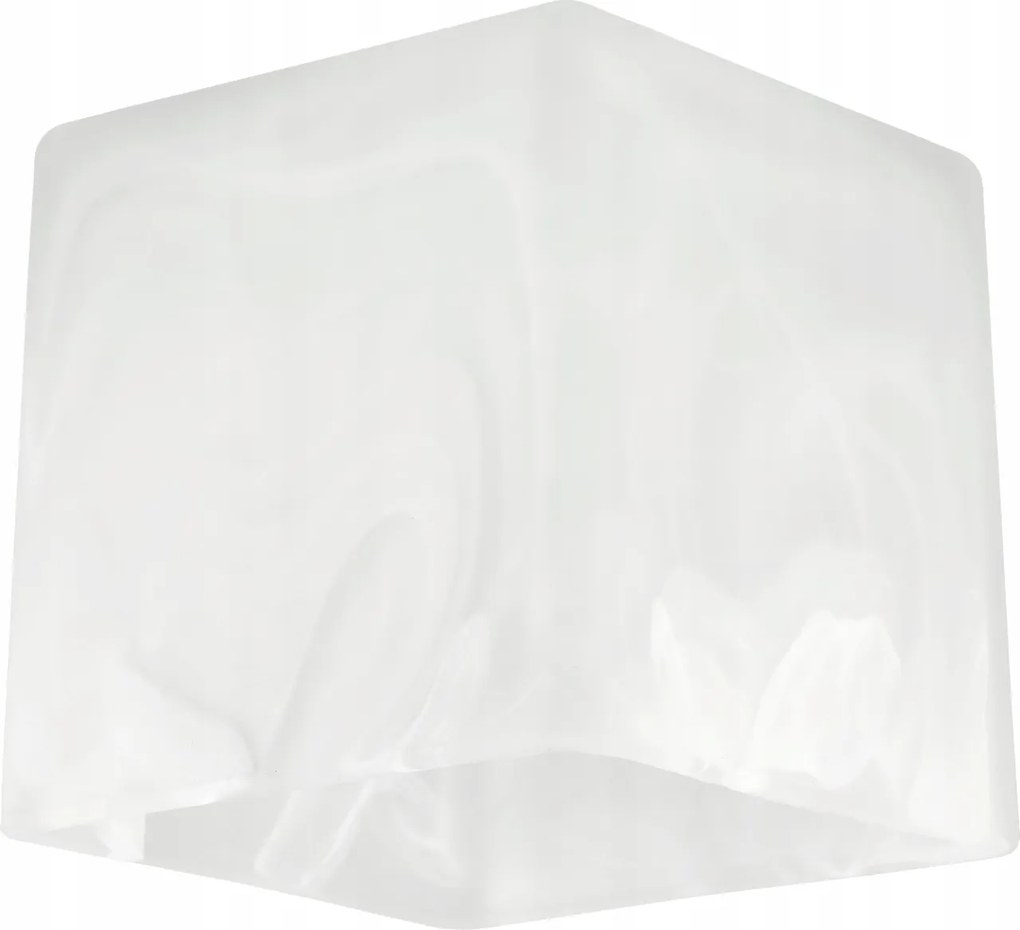 BERGE LED závesné stropné svietidlo, drevený trám, 2xE27, Luster Milk Cube