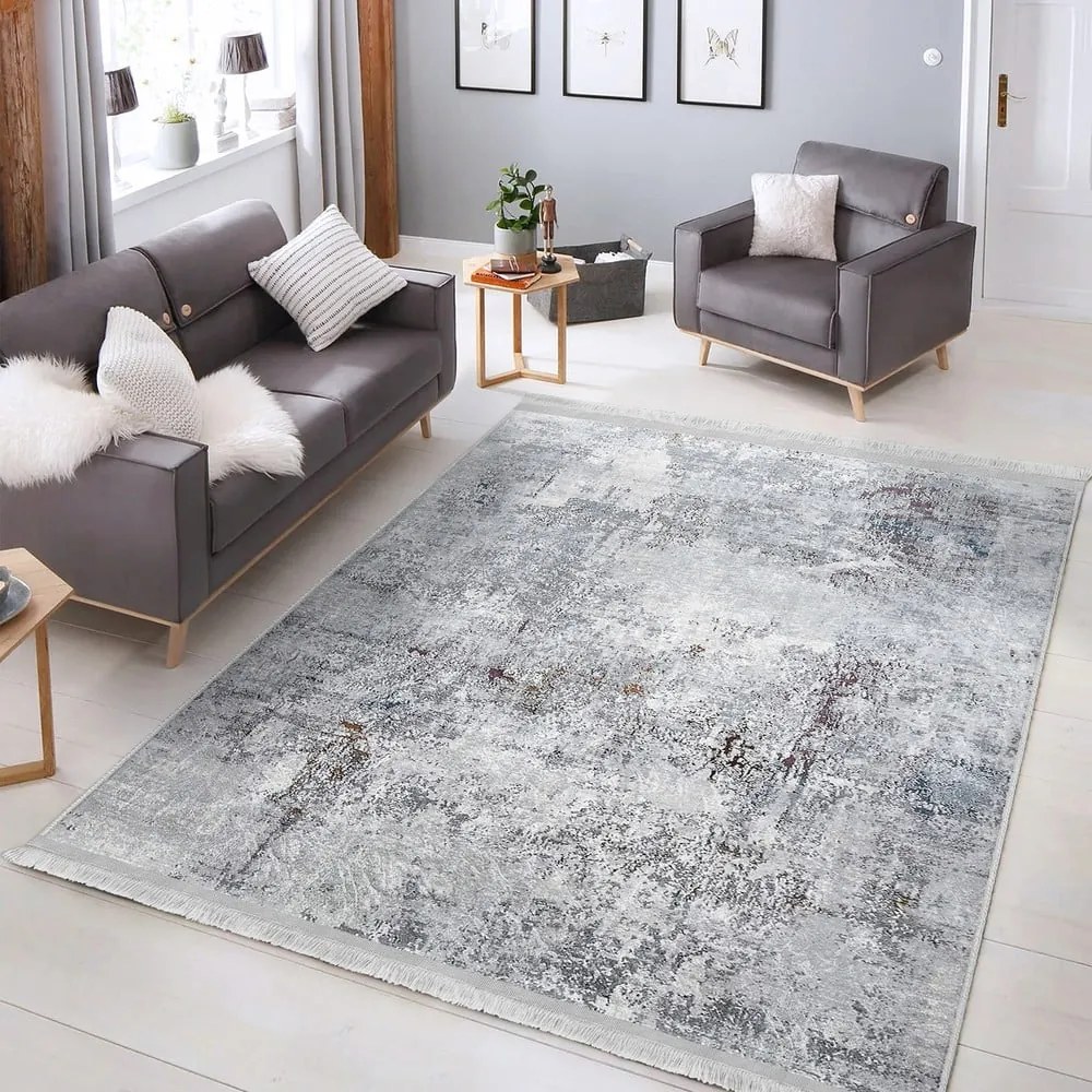 Sivý koberec behúň 80x200 cm – Mila Home