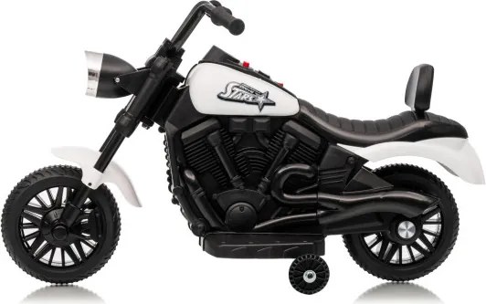 Elektrická motorka STAR biela