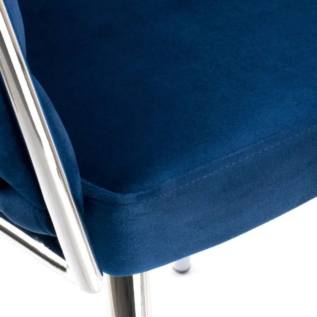 Jedálenská stolička COFTON VELVET granátová