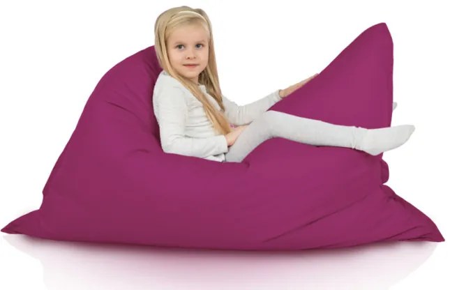 Vankúš na sedenie fuchsiovy nylon