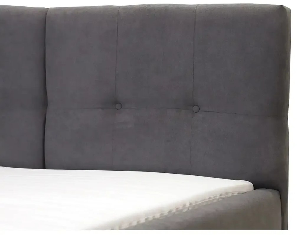 Čalúnená posteľ s úložným priestorom a matracom FELIX 160 x 200 cm Mäta