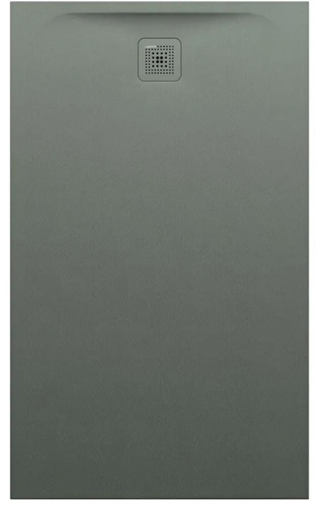 LAUFEN Pro obdĺžniková sprchová vanička z materiálu Marbond, odtok na kratšej strane, 1500 x 900 x 42 mm, betónová šedá, H2139520790001