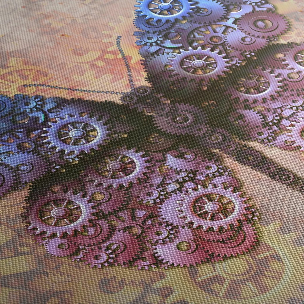 Obraz - Steampunk motýľ (70x50 cm)