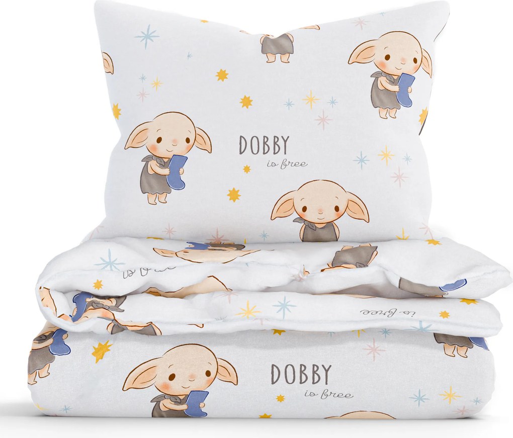Bavlnené obliečky Renforcé - Tiny Dobby 140 × 200 cm, 70 x 90 cm