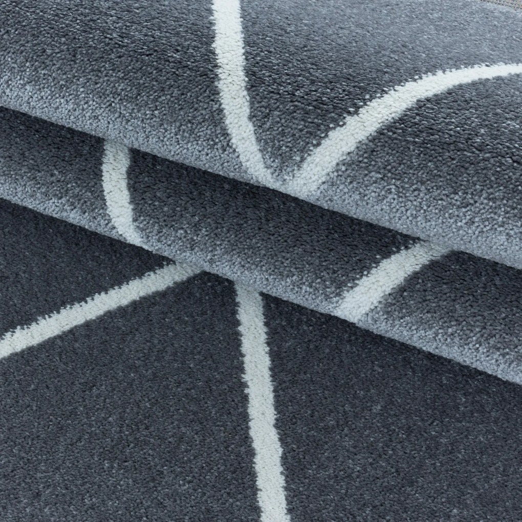 Ayyildiz, Kusový koberec Rio 4601 silver, 80x150, šedá, kancelária