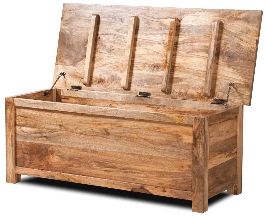 furniture-nabytek.cz - Truhla na periny 120x45x45 z masívu mango