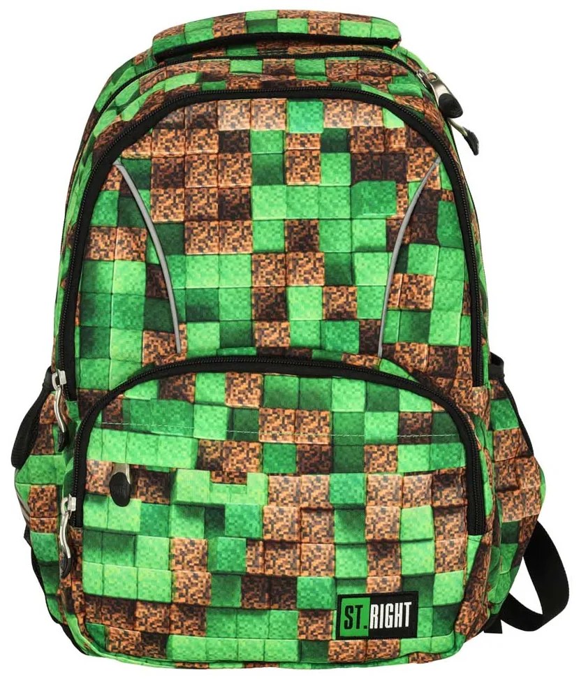 KIK Školský batoh Stright Pixel Cubes