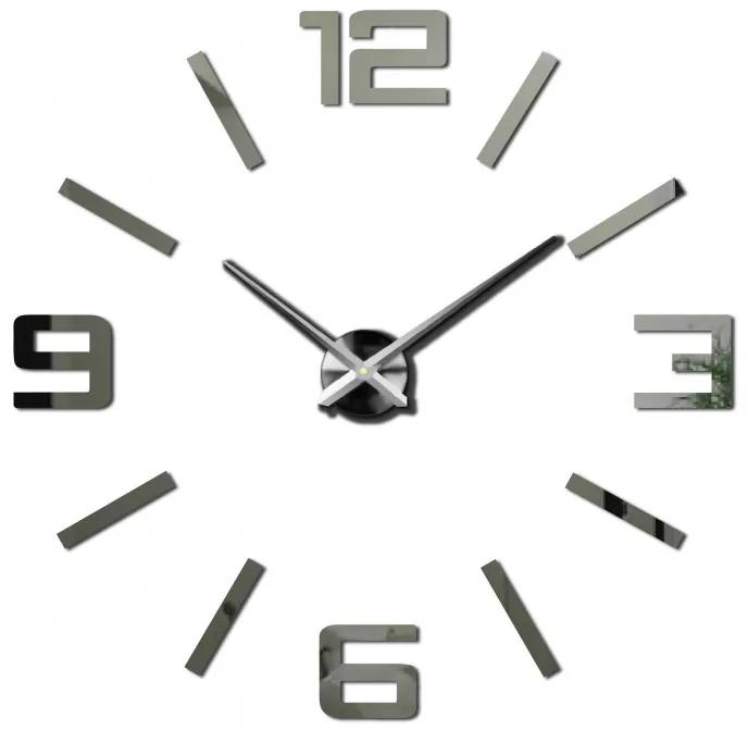 SENTOP moderné nástenné hodiny TRANSFER X0037 čierne
