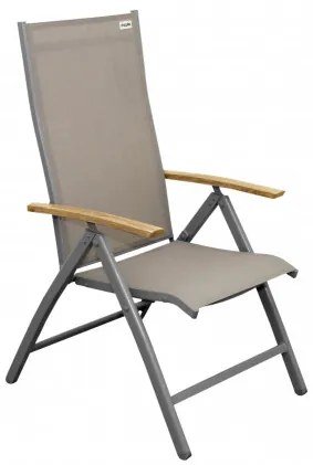 Doppler EXPERT WOOD - hliníkové záhradné sedenie 6 + 2 + 1