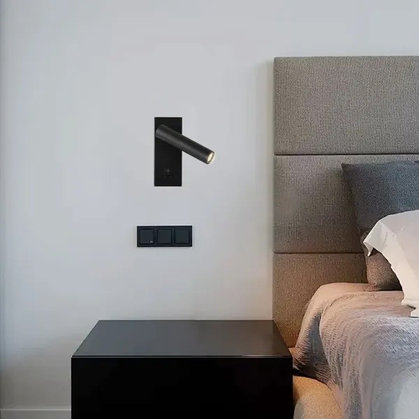 Brilagi - LED Nástenné bodové svietidlo MAYA LED/3W/230V 4000K čierna