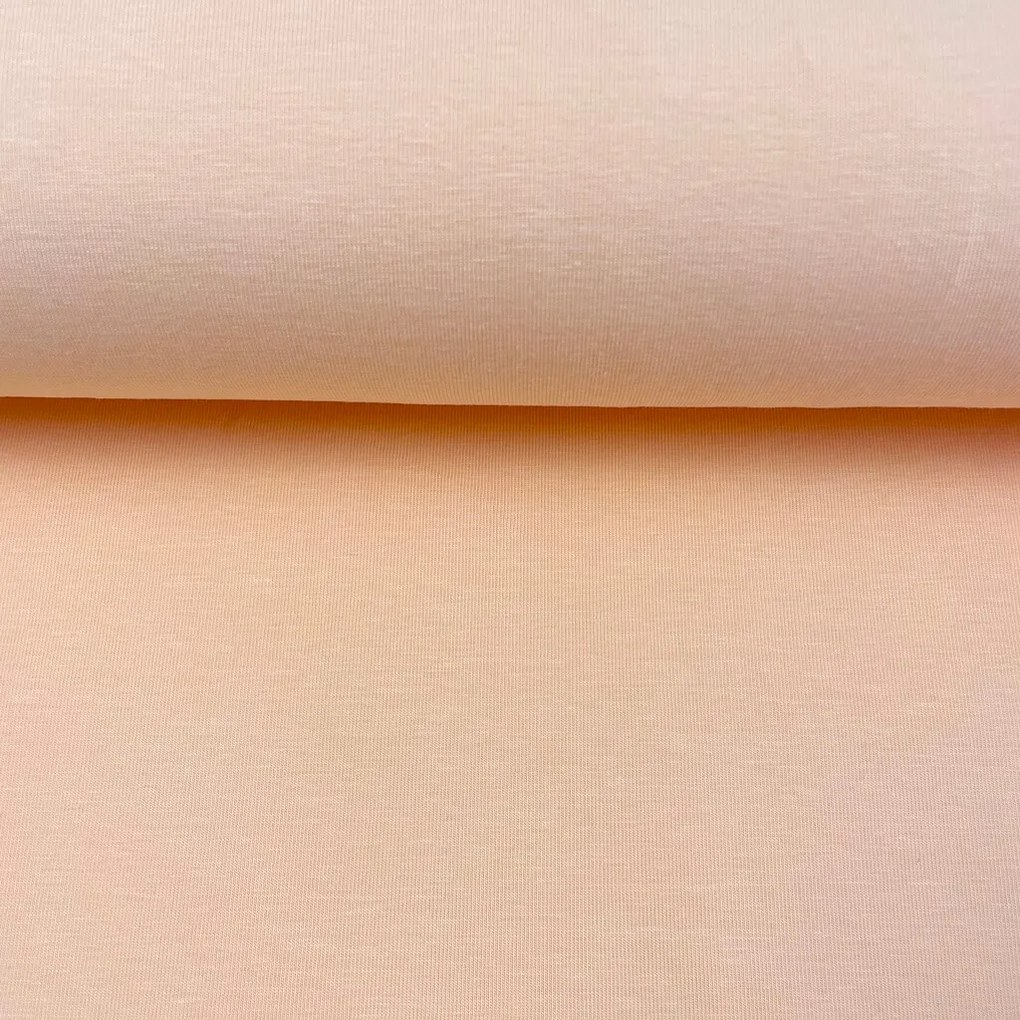 Tričkovina s lycrou Gold - Oranžová Peach Fuzz