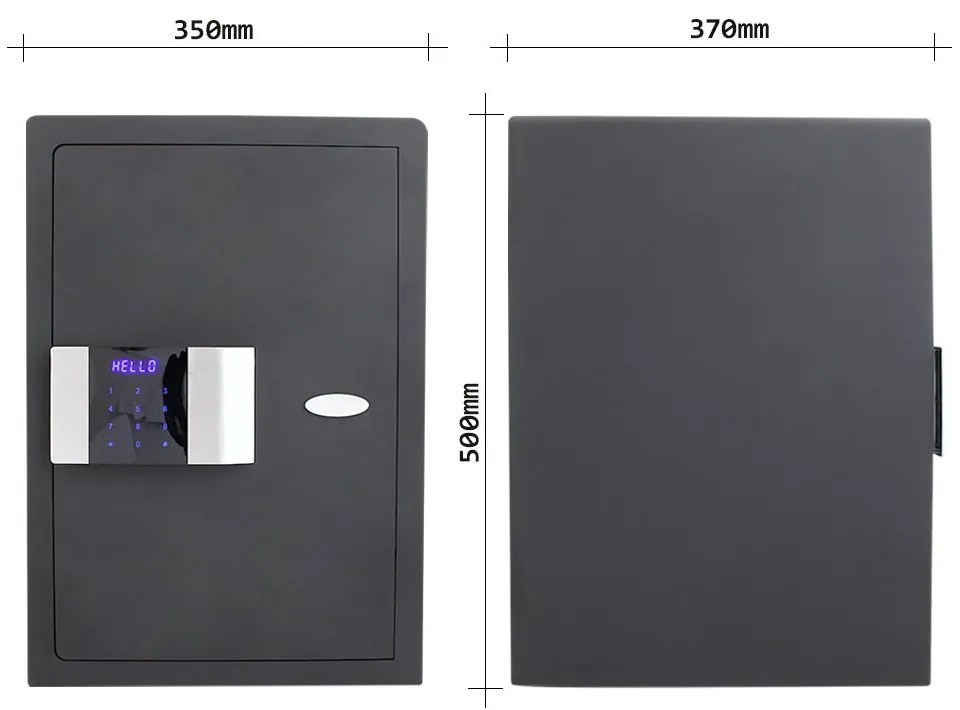 Nábytkový elektronický trezor PRESTIGE 500