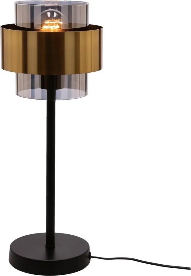 Stolná lampa SPIEGA 1xE27/60W/230V zlatá/čierna
