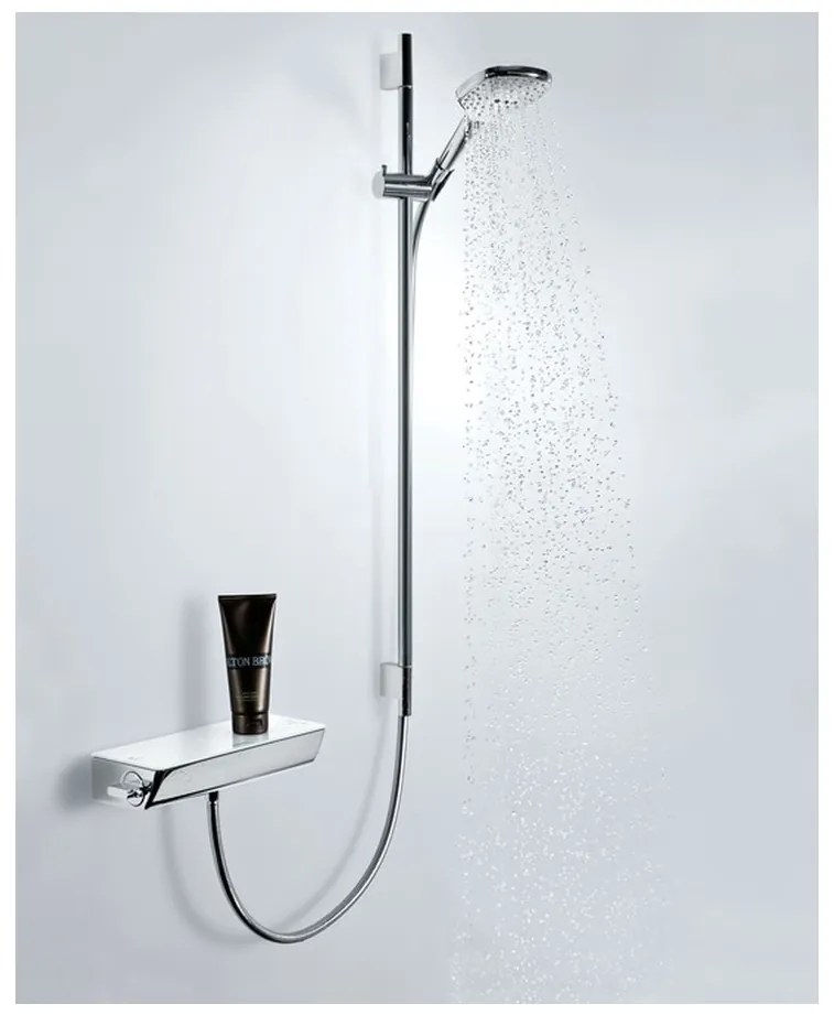 Hansgrohe Raindance Select E, sprchová súprava 120 3jet so sprchovou tyčou 90 cm, biela/chrómová, HAN-26621400