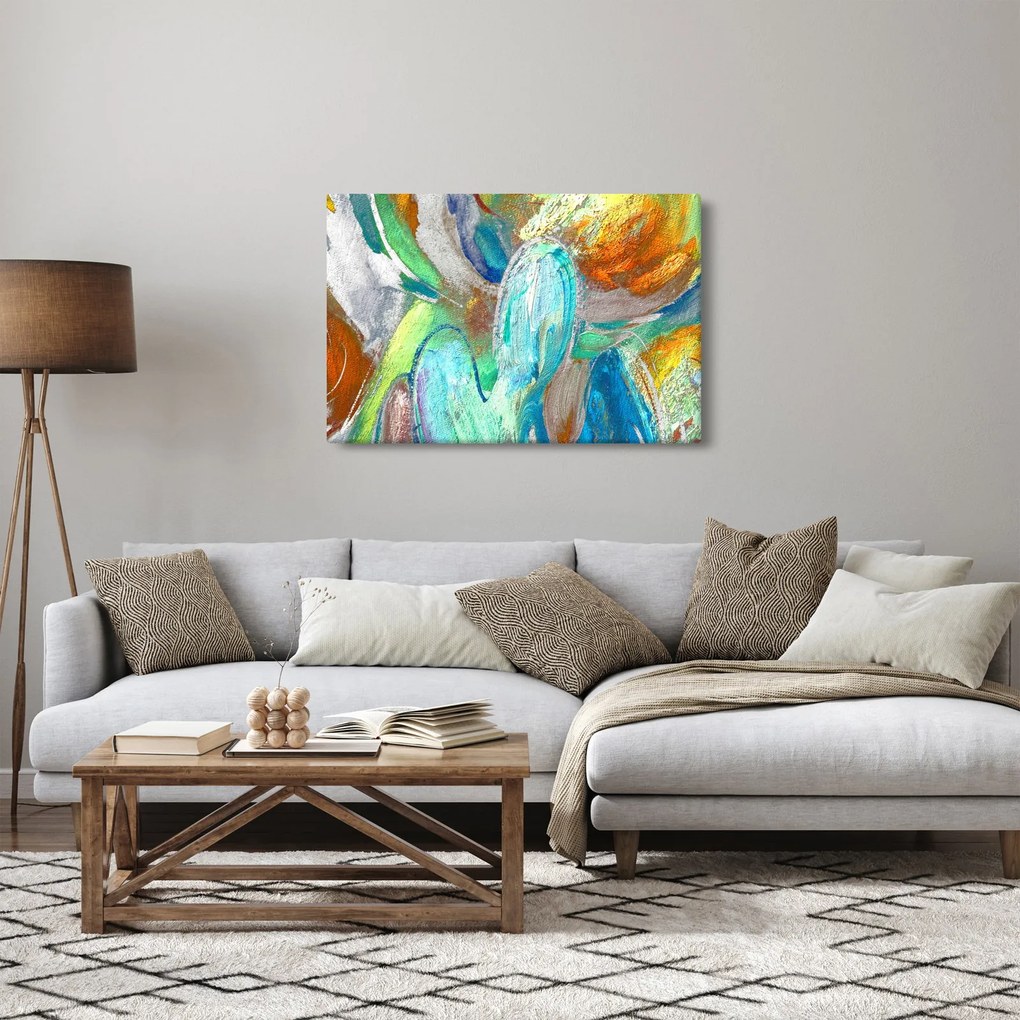 Obraz - Farebná abstrakcia (90x60 cm)