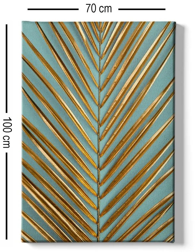 Obraz ZLATÉ LÍNIE 70 x 100 cm