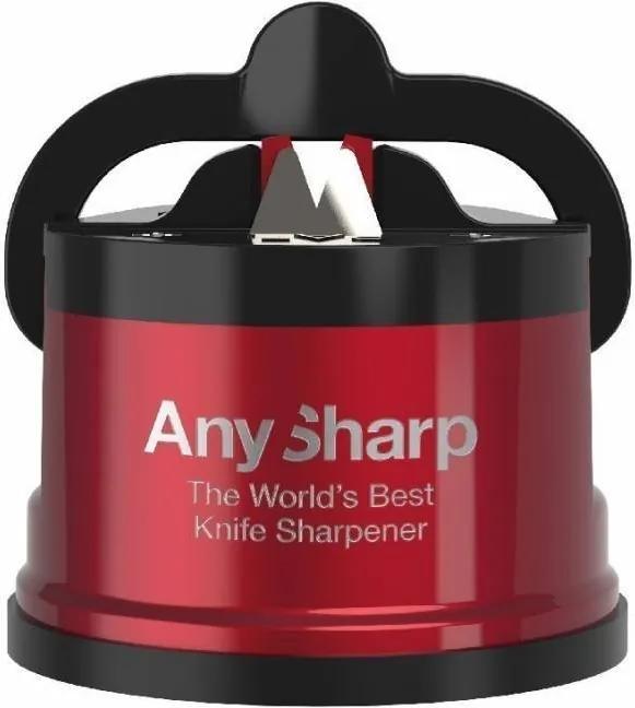 Brúska na nože AnySharp Pro, červená (metalická farba)