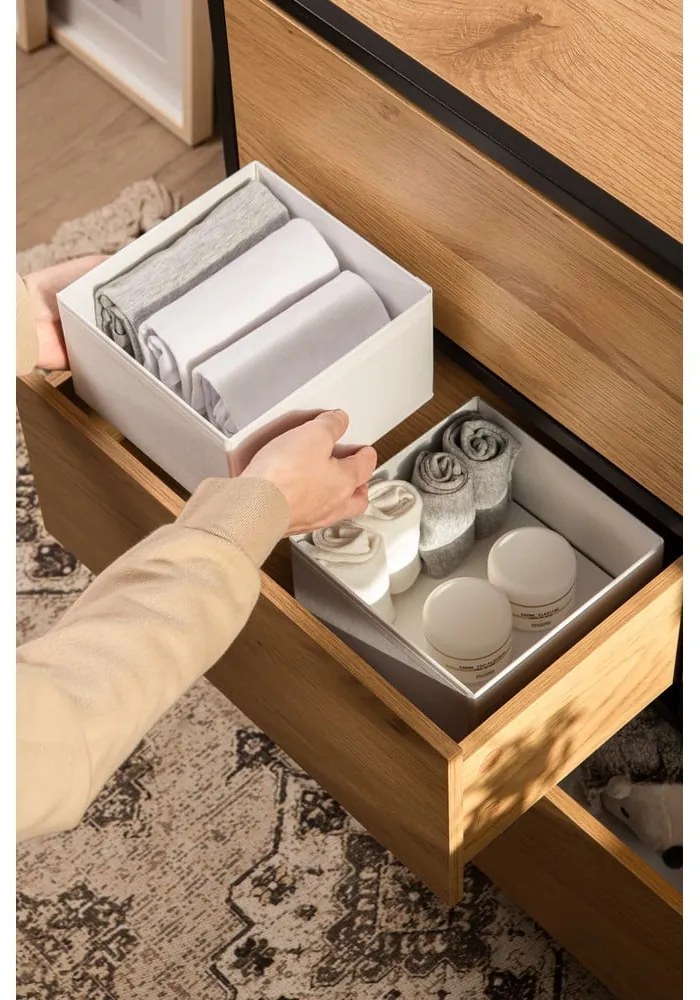 Kartónové organizéry do zásuvky v súprave 2 ks – Bigso Box of Sweden