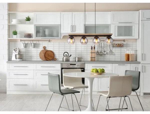 Globo 15569-4HW - Luster na lanku CONNI 4xE27/25W/230V