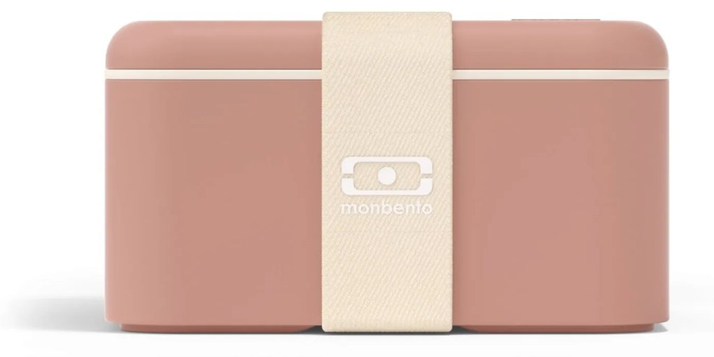 monbento Desiatový box Monbento Square Pink Moka 1,7 l