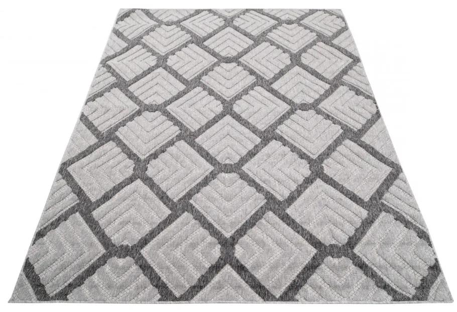 Kusový koberec Malibu sivý 120x170cm