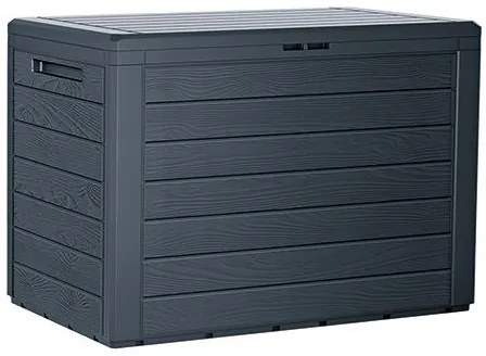 Záhradný box antracit 78cm 190L WOODEBOX