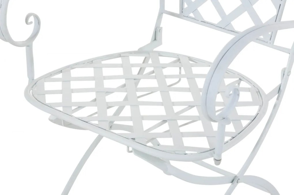 Kovová stolička Adara (SET 2 ks) - Biela